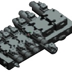 Дизельный боковой погрузчик ЕРМАК FDR45J-MWE